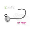 Delphin Jigová Hlavička T-AREA BL Wolframový Jig Strieíborný 5 ks - #6 / 0,6 g / 4 mm