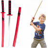DREVENÁ TRÉNINGOVÁ KATANA 53CM SAMURAJSKÁ SÚPRAVA S POŠVOU A OMOTÁVKOU