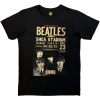 Tričko The Beatles - Shea '66, Unisex,Čierna,XL