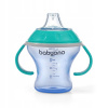 Babyono hrnček netečúci s mäkkým náustkom Natural Nursing 180 ml Tyrkys