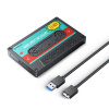 AppleMix Rám / BOX SATA III ORICO - USB 3.0 - tvar audiokazety - priehľadný