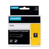 PRINTLINE PRINTLINE kompatibilní páska s DYMO 622289, 12mm, 5.5m, černý tisk/průhl podklad, RHINO, polyesterová