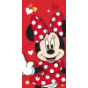 JERRY FABRICS Osuška Minnie Red Heart 70/140 cm