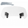 Motocyklový deflektor 30 x 13 cm s nastaviteľným upevnením - univerzálny