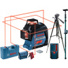 Krížový laser - BOSCH GLL 3-80 Cross Laser + Piest LR6 Statív (Krížový laser - BOSCH GLL 3-80 Cross Laser + Piest LR6 Statív)