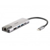 Rozbočovač USB DUB-M520, standard: USB 3.0 RJ45, počet portů USB: 2 USB, typ USB: USB C D-Link