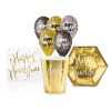 Party set Silvester Gold Diamonds 37ks