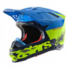 Prilba Alpinestars Supertech S-M8 Radium modrá / žltá (Prilba Alpinestars Supertech S-M8 Radium modrá / žltá)