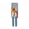 Sada 2 ks steakový nůž 12 cm modrý SWISS MODERN - Victorinox (Zoubkovaný nůž na steak 12 cm set 2ks SWISS MODERN modrý - Victorinox)