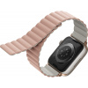 Remienok Uniq Revix Reversible Magnetic remienok pre Apple Watch 38/40/41mm ružový/béžový (UNIQ-41MM-REVPNKBEG)