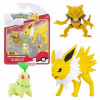 Pokémon Battle Figure Set 3-Pack - Chikorita, Abra, Jolteon, 5-8cm (9110664)