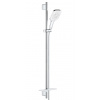 Grohe Rainshower SmartActive Cube Súprava sprchovej hlavice 130 9,5 l/min, 3 prúdy, tyče 90 cm a hadice, mesačná biela 26587LS0-GR