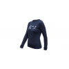 SENSOR MERINO ACTIVE SONGBIRDS dámské triko dl.rukáv deep blue L