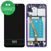 LCD displej + Dotykové sklo + Rám + Batéria Huawei P Smart Plus (Nova 3i) INE-LX1 Iris Purple Aftermarket