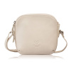 Malá dámska kožená crossbody kabelka Paolo Peruzzi Béžová