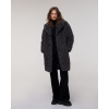 Dámsky šedý Kožušínový Kabát Stand Studio Camille Cocoon Coat