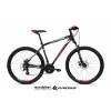 KROSS Hexagon 3.0 2024 Black / Red / Silver Matte (27.5