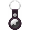 AirTag FineWoven Key Ring - Blackberry