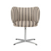 Ferm Living Jedálenská stolička Rico Swivel, Louisiana sand / off-white