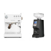 Ascaso Steel DUO PID, White&Wood + Eureka Atom 60, black