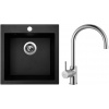 Set Sinks G230 (dřez Viva 455 Granblack 30 + baterie Vitalia Chrom - lesklý)