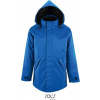 SOL´S ROBYN / Pánska parka - royal blue 4XL
