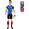 MATTEL BRB Barbie panák Ken fotbalista modrý dres
