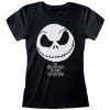 Disney The Nightmare before Christmas: Jack face and logo – Dámske tričko veľkosť L