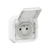 Legrand Plexo IP55 Zásuvka 2P+T, komplet, zapustená montáž, 16A, 230V, Biela