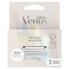 Gillette Venus Satin Care Pubic Hair & Skin 3 ks 3 náhradné hlavice