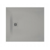 Duravit Sustano - Sprchová vanička, 100x90 cm, DuraSolid, matná sivá 720274630000000