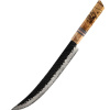 IZMAEL Damaškový kuchynský nôž Zenkai Slicer/Hnedá 24.8 cm