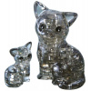 3D puzzle HCM Kinzel 3D Crystal puzzle Mačka s mačiatkom 49 dielikov (4018928591278)