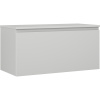 Mexen Orio kúpeľňová skrinka pod umývadlo 100 cm s pracovnou doskou, 1 zásuvka, sivá matná - 91A10-10047-1-BFC62