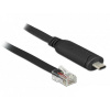 Delock USB 2.0 adaptér [1x USB 2.0 zástrčka C - 1x RJ45 zástrčka] 63912; 63912
