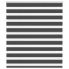 vidaXL Zebra roleta čierna 125x150 cm šírka látky 120,9cm polyester 4014240