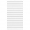 vidaXL Zebra roleta biela 130x230 cm šírka látky 125,9cm polyester 4014813