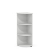 Policová skriňa BASIC, otvorená, rohová, 40x40x111,7cm, biela - Basic - 1 kus - 1 KS - bez dverí - nie - 2 - policová rohová - Biela - univerzálna - 40 cm - 111.7 cm - 40 cm - Basic BASIC