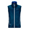 Ortovox pánska vesta Swisswool Piz Cartas Vest M | farba: petrol blue, veľkosť: XL