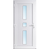 Soft Lacné biele plastove vchodove dvere Megan