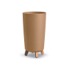PROSPERPLAST Kvetináč GRACIA TUBUS SLIM ECO WOOD naturo 23,9cm