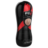 PDX Pussy Vibrating Stroker - vibračná umelej vagíny (naturálna)