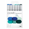Písacie potreby Copic 6 ks