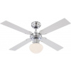Globo 0330 stropné svietidlo s ventilátorom Champion 1x60W | E27 - s ťahovým vypínačom