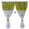 Záclony do detskej izby - Detská curtain bavlnená lopta Futbal 400x160 (Záclony do detskej izby - Detská curtain bavlnená lopta Futbal 400x160)