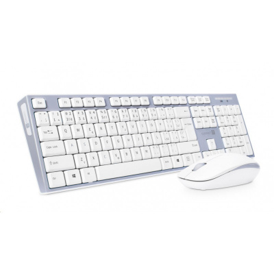 CONNECT IT Combo bezdrátová šedá klávesnice + myš, CZ + SK layout (CKM-7510-CS)
