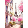 Diamantový obraz Ulička v Paríži