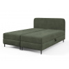 Wilsondo Čalúnená boxspring posteľ s úložným priestorom Fubu 180x200 - olivová