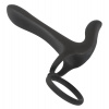 Black Velvets Párový vibrátor rozširujúci penis