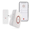 GoSmart Domový bezdrôtový zvonček do zásuvky s WiFi, biely (P5735WS)